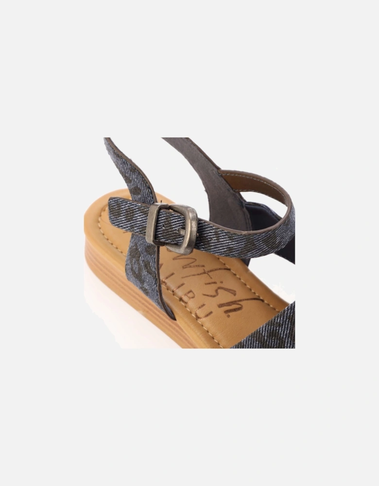 Ardice Leopard Print Sandals
