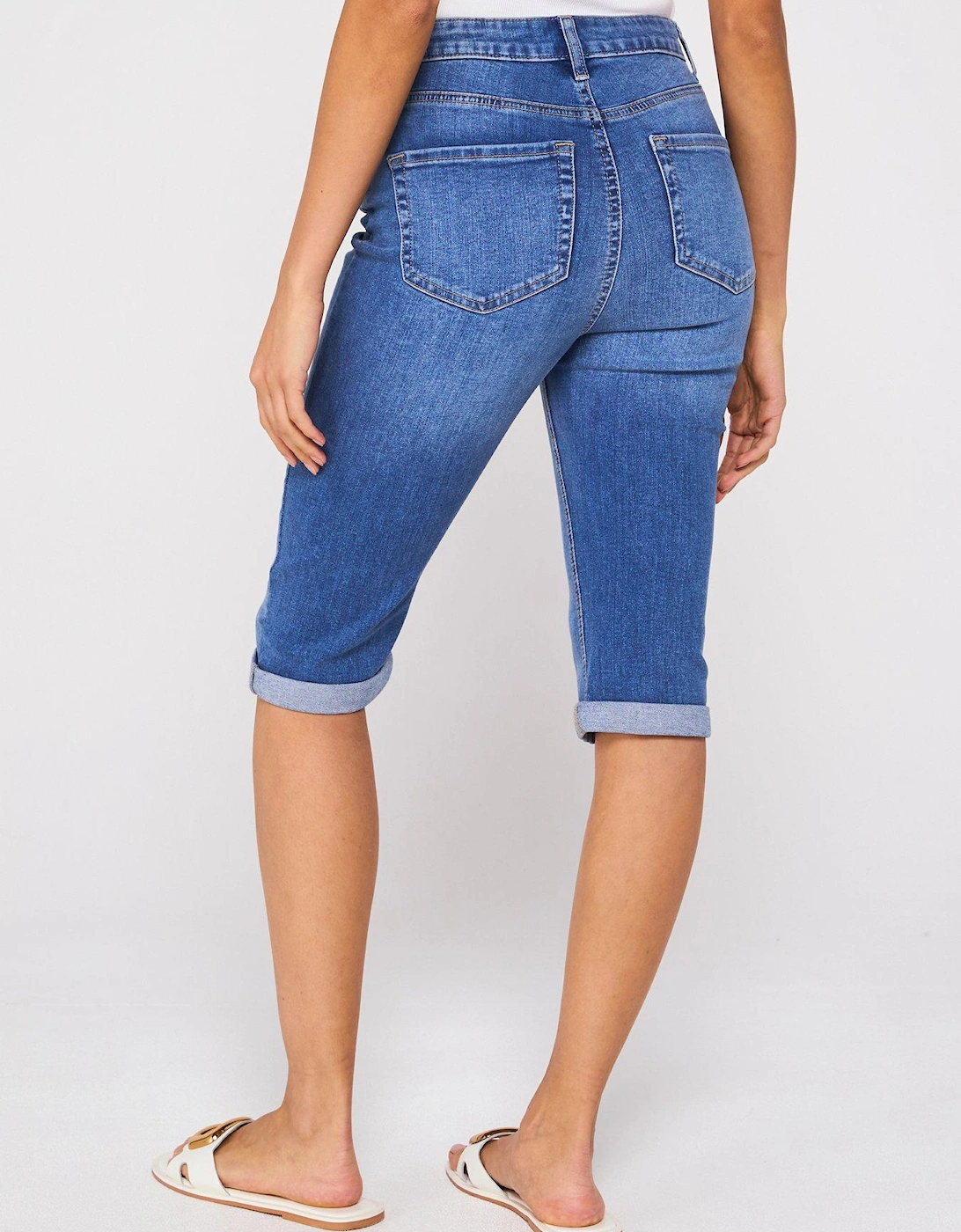 Sydney Denim Shorts - Mid Wash