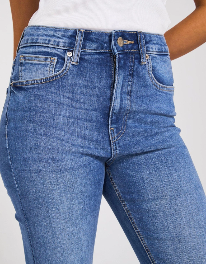 Sydney Denim Shorts - Mid Wash