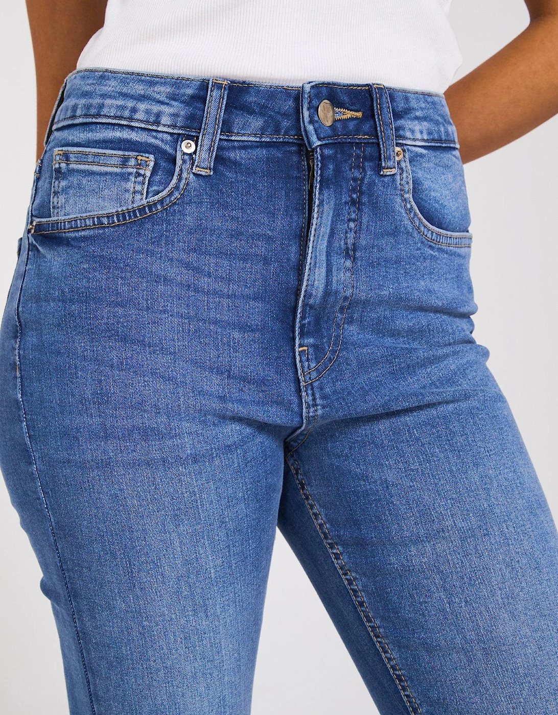 Sydney Denim Shorts - Mid Wash