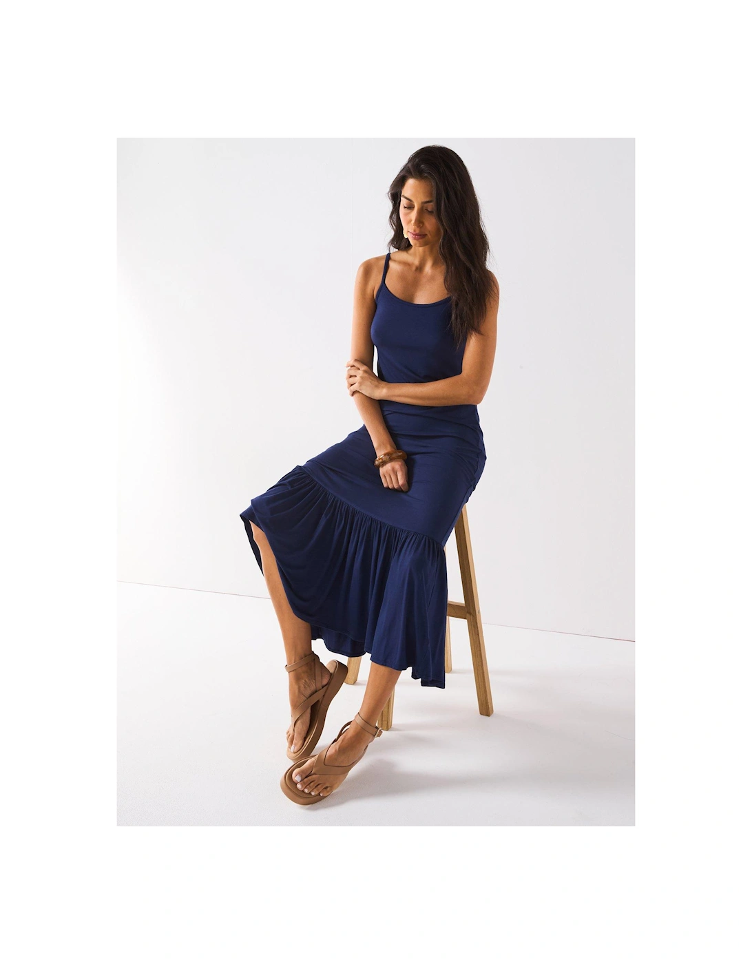 Strappy Maxi Dress - Navy