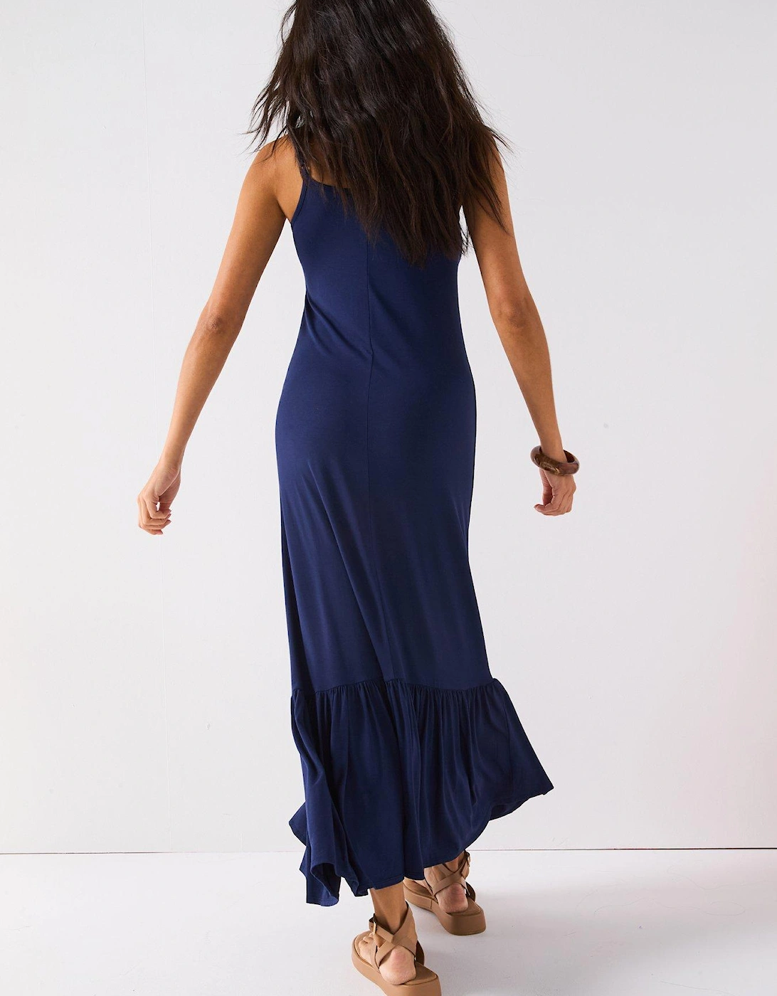 Strappy Maxi Dress - Navy