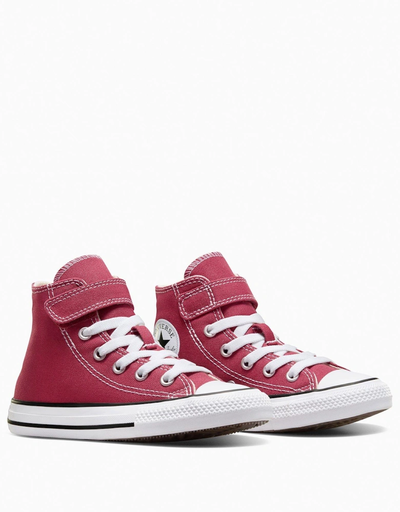 Kids Seasonal Color Chuck Taylor All Star 1V Trainers - Red
