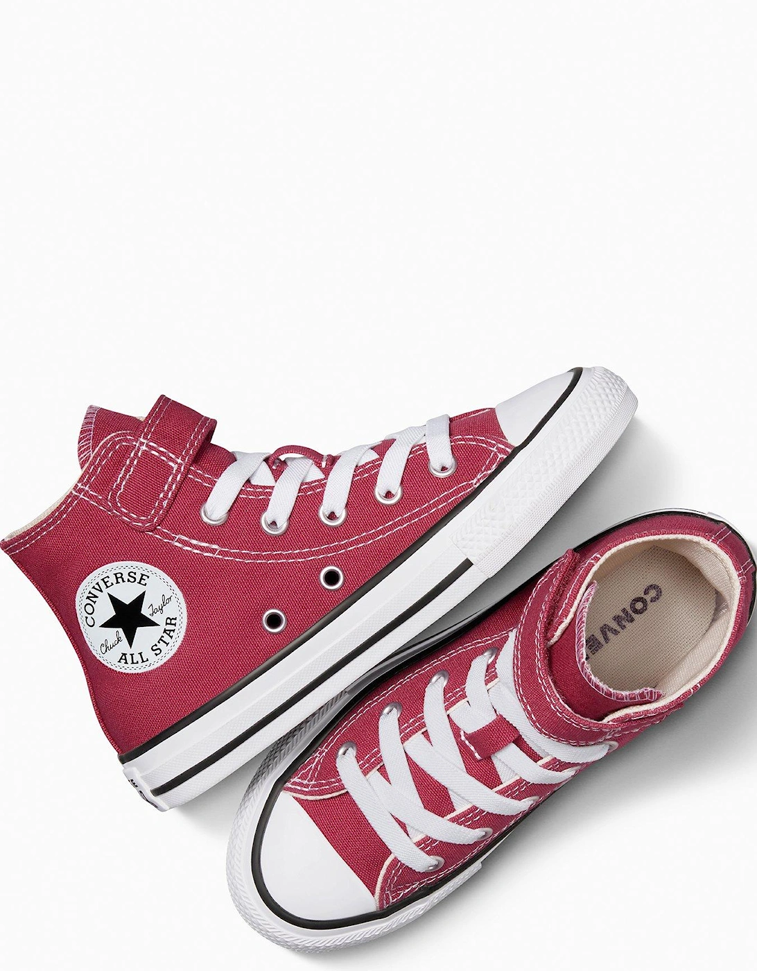 Kids Seasonal Color Chuck Taylor All Star 1V Trainers - Red