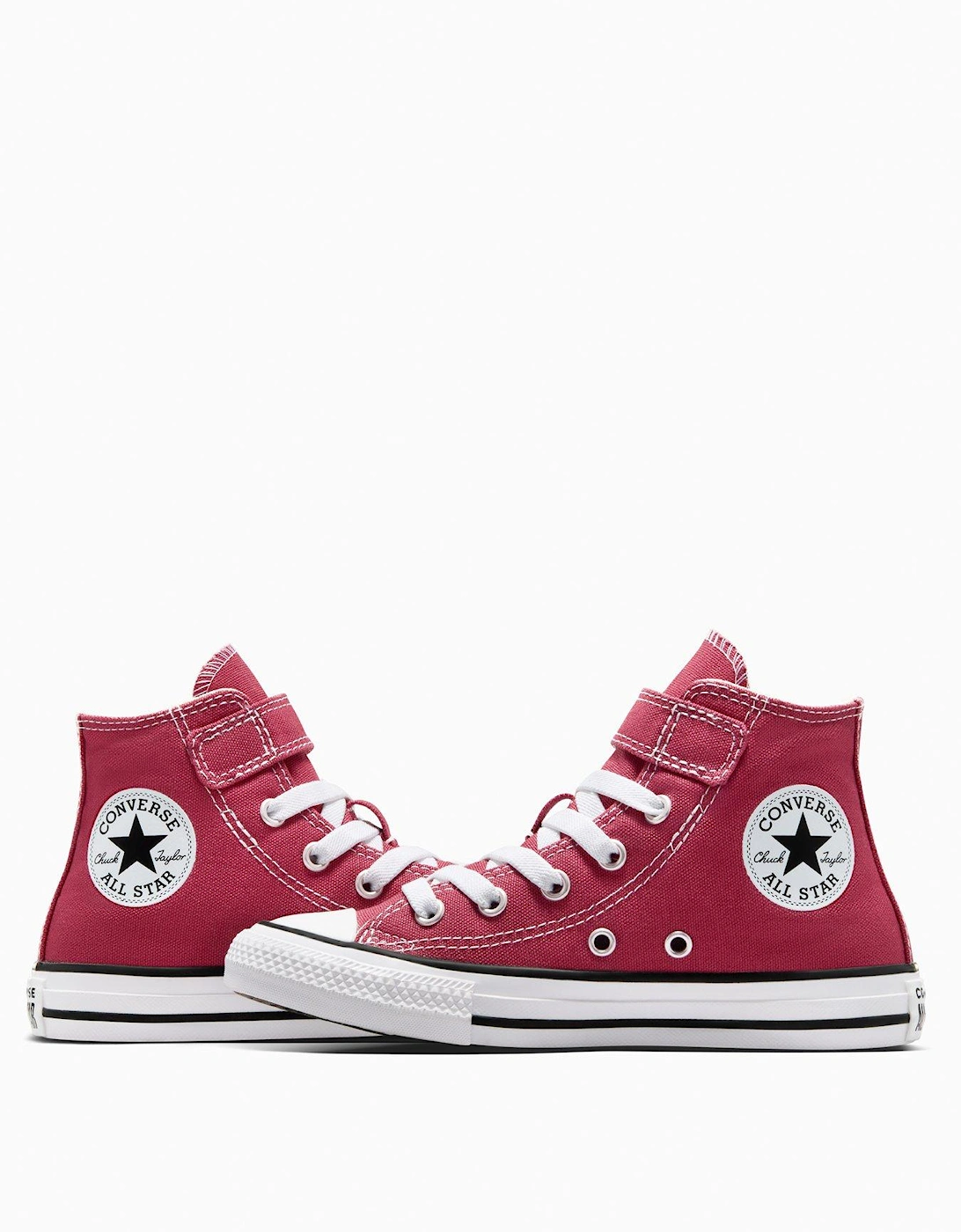 Kids Seasonal Color Chuck Taylor All Star 1V Trainers - Red