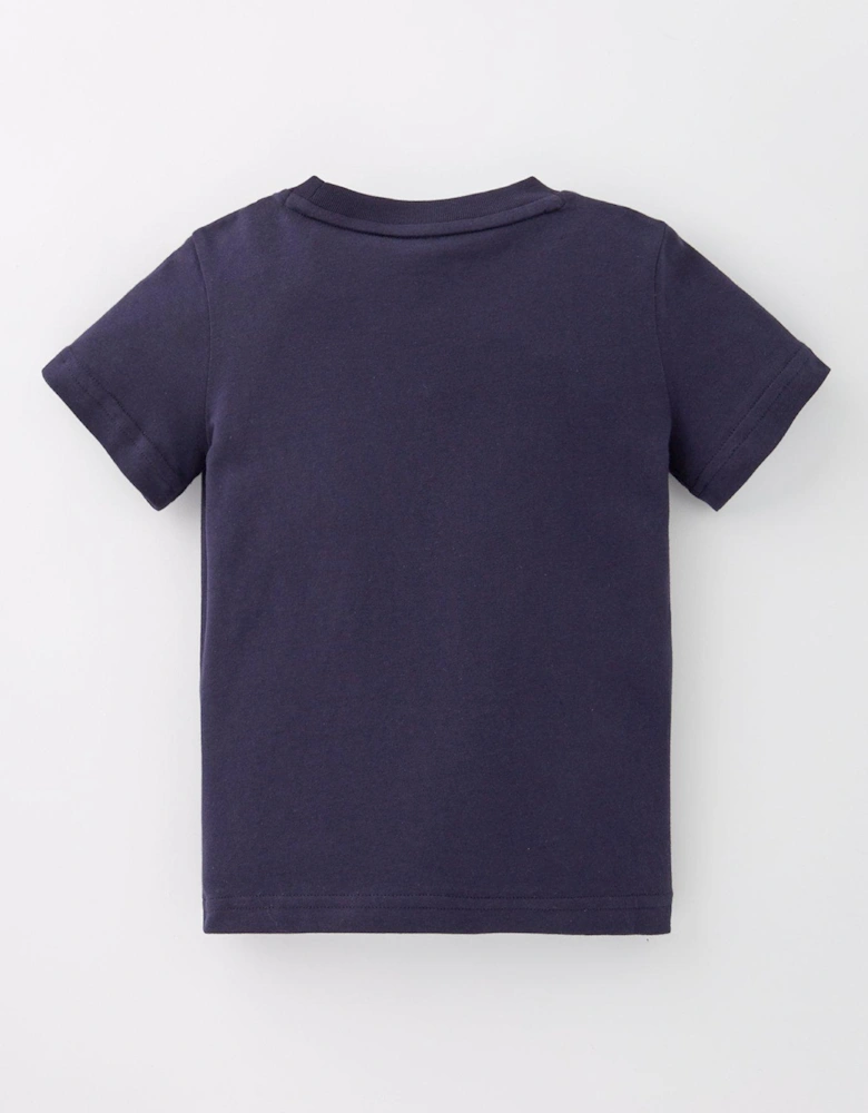 Kids Unisex Logo T-Shirt - Navy - New Navy