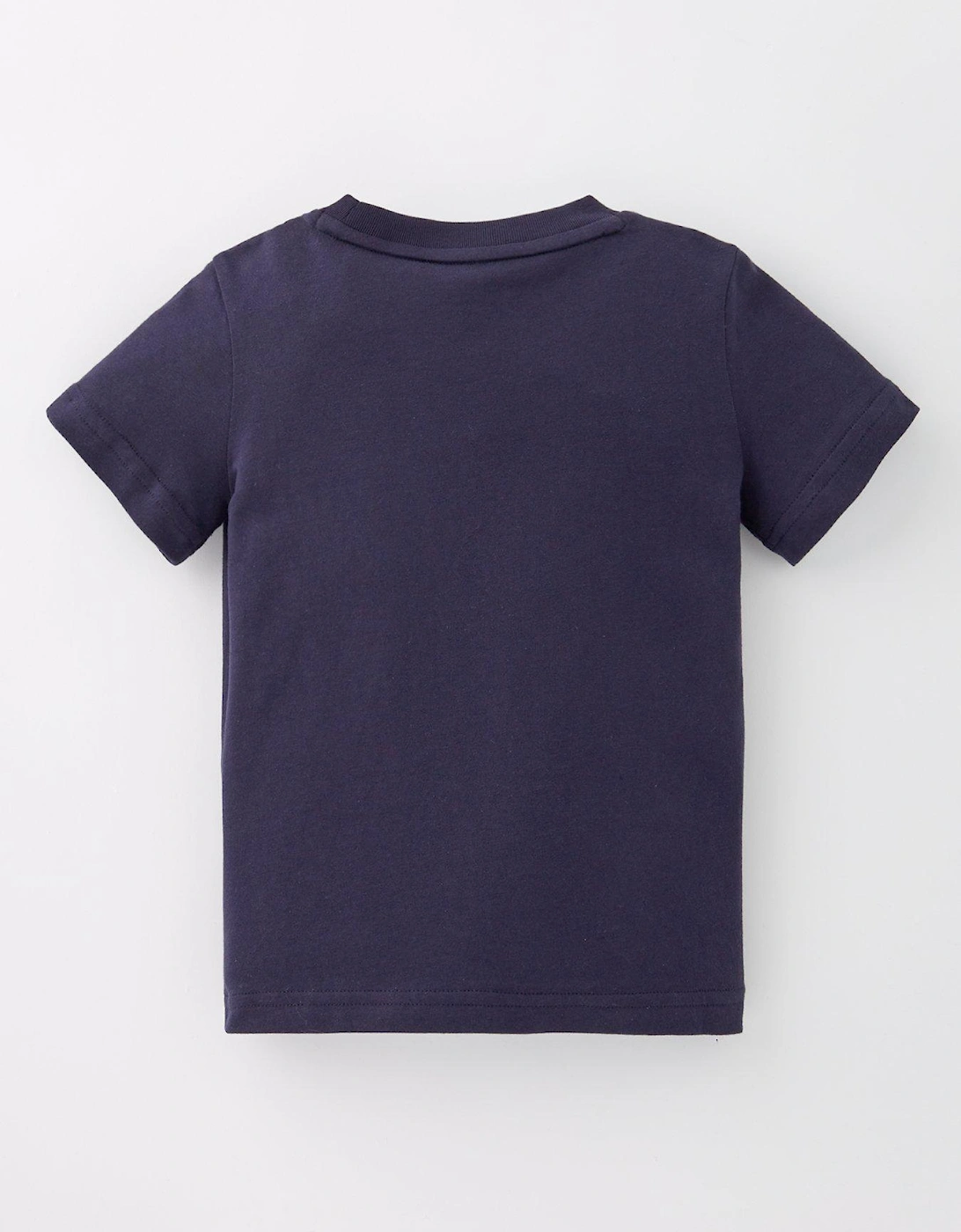 Kids Unisex Logo T-Shirt - Navy - New Navy