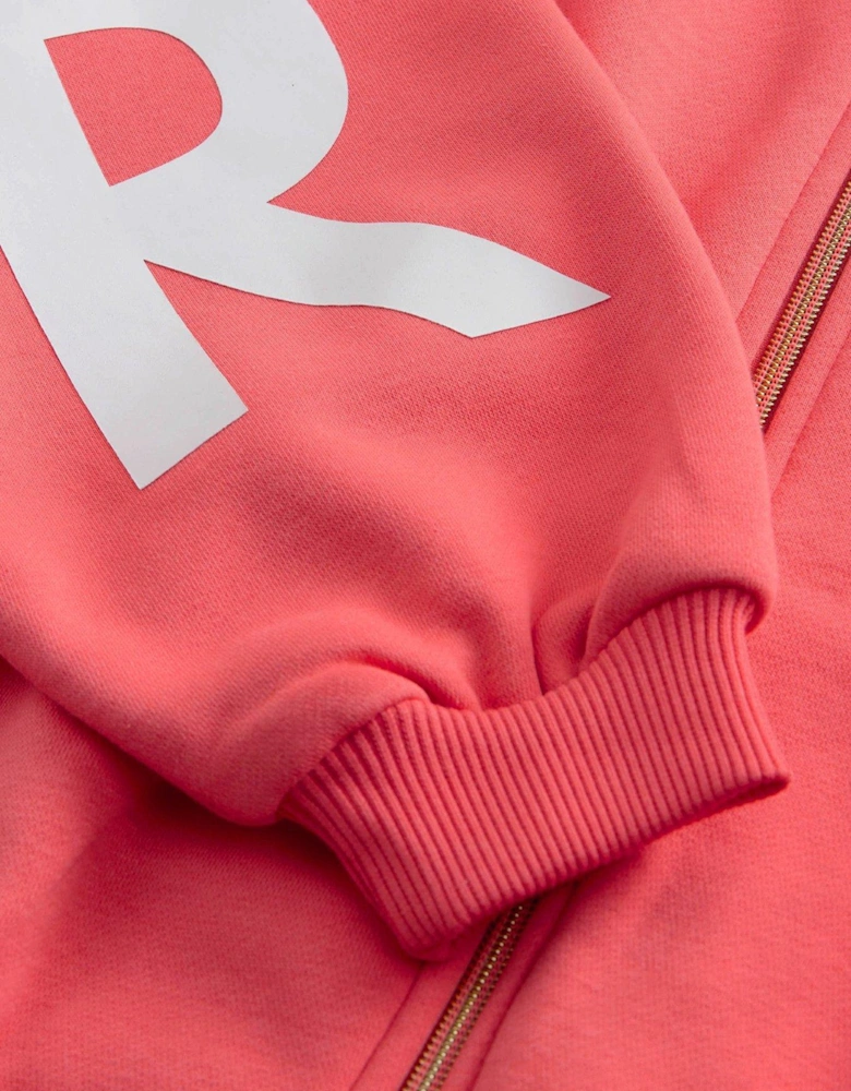 Zip Up Hoodie - Pink