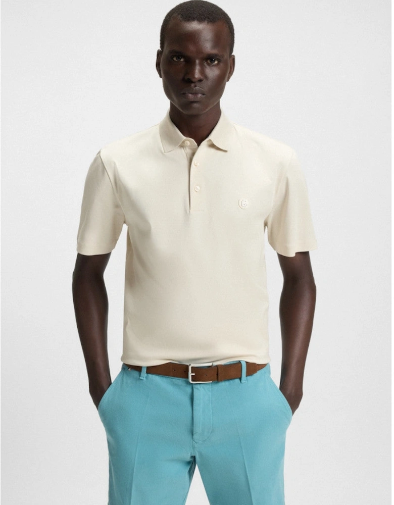 BOSS Black C-Parris 01 Polo Shirt S2-25 131 Open White