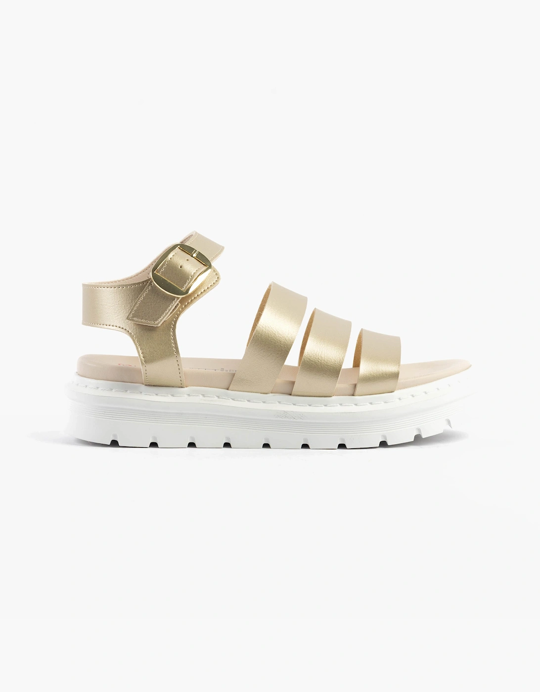 Women's Heavenly Feet SAFFRON Womens Sandals Gold - Size: 4