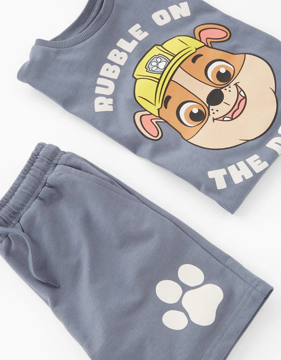 T-Shirt And Short Set - Grey
