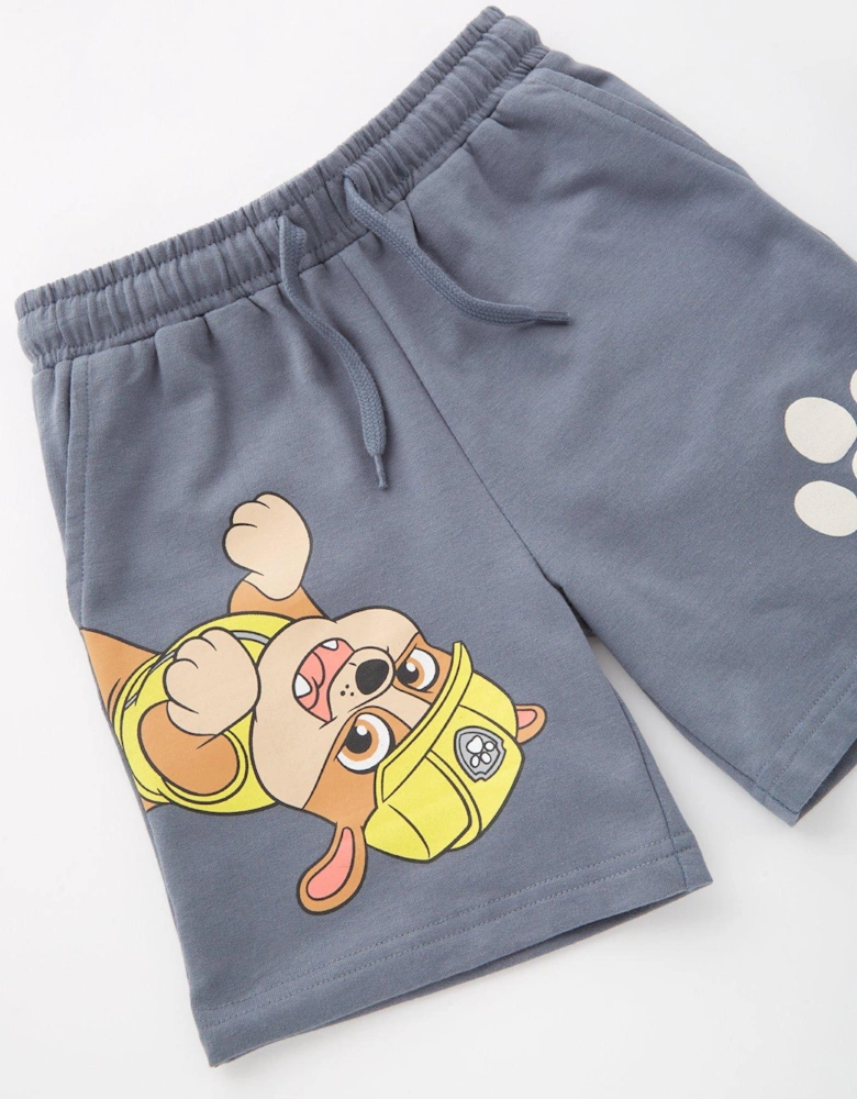 T-Shirt And Short Set - Grey