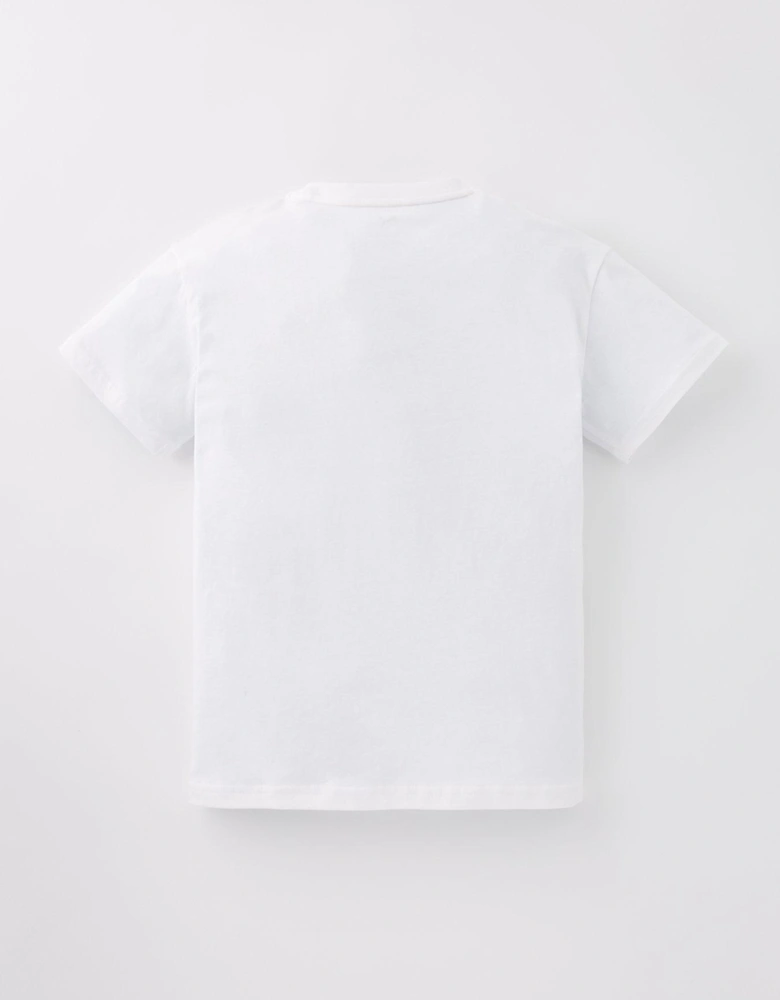 Junior Boys Small Logo T-Shirt - White
