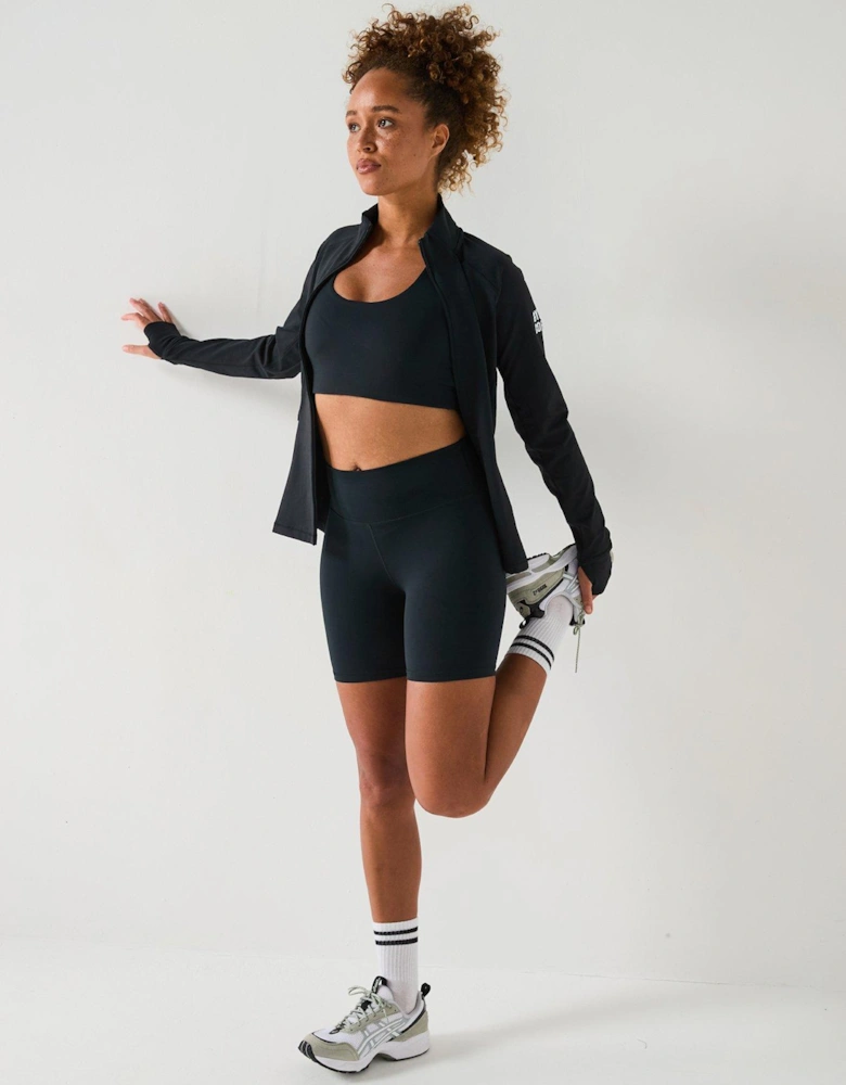 Womens Training Soft Motion Bike Short - Black