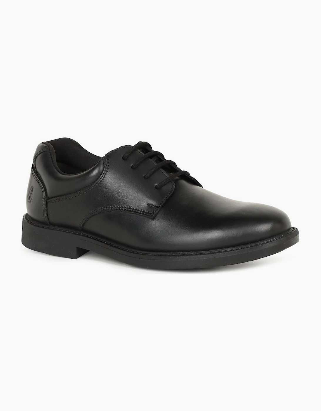 Hush Puppies Boys Black 'S Tim Junior School Shoes  2.5 (Older)/F (Standard) Junior Size 2.5 Kids