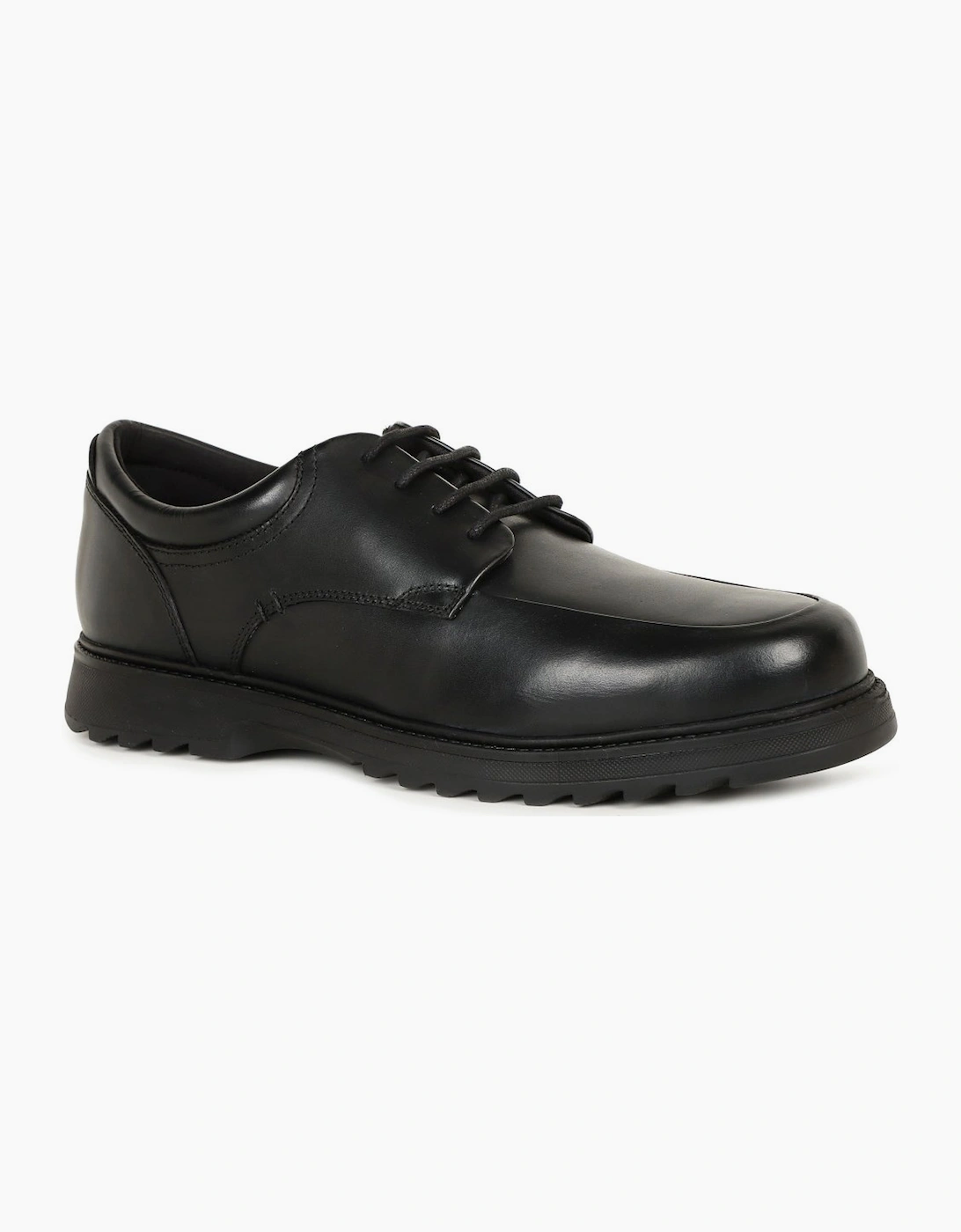 Hush Puppies Boys Black 'S Romeo Senior School Shoes  6 (Older) Junior Size 6 Kids