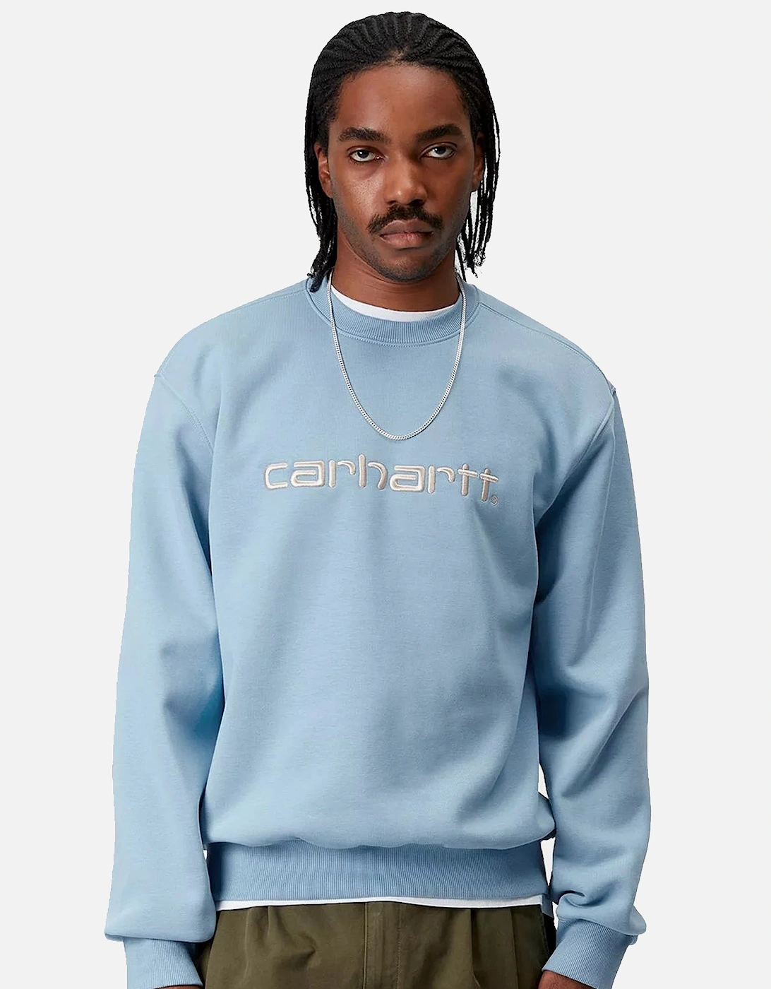 Carhartt Sweatshirt Bluebird/Fleur De Sel