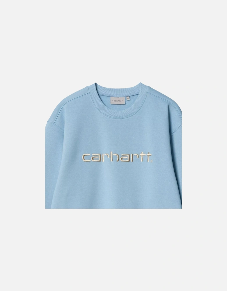 Carhartt Sweatshirt Bluebird/Fleur De Sel
