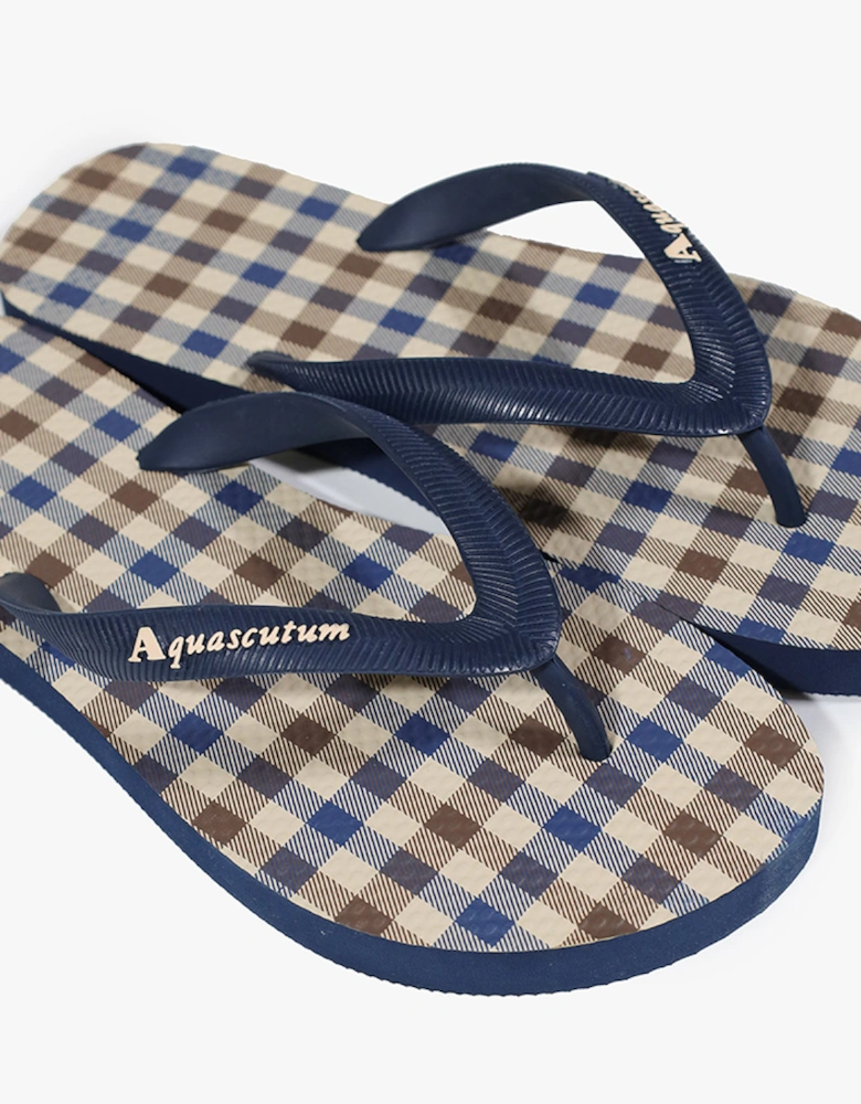 Club Check Flip Flops