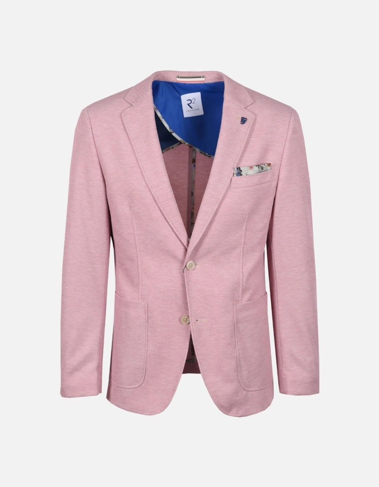Notch Lapel Jacket Light Pink