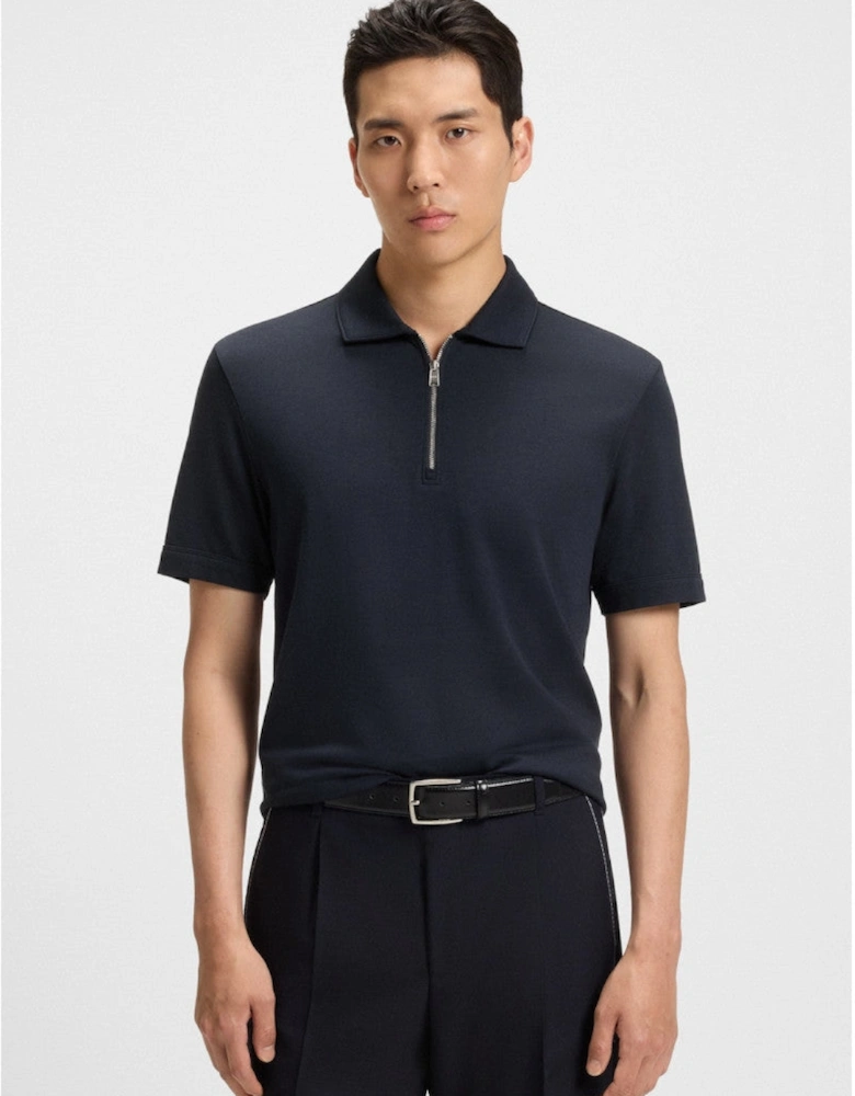 BOSS Black H-Paras 57 Polo Shirt 404 Dk Blue