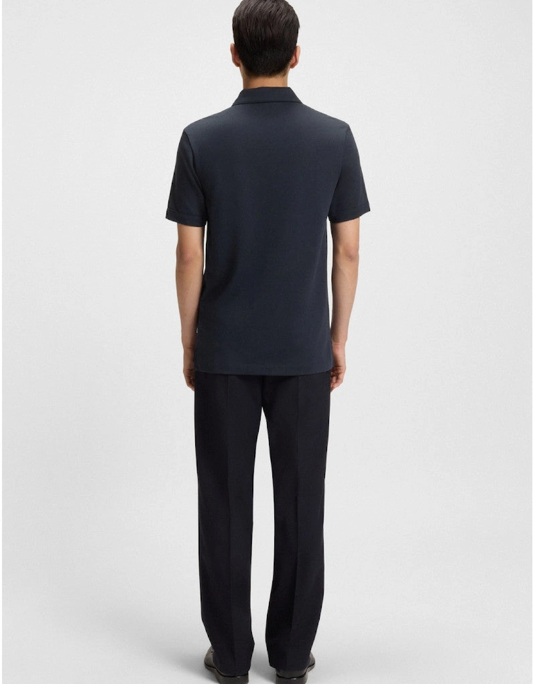 BOSS Black H-Paras 57 Polo Shirt 404 Dk Blue