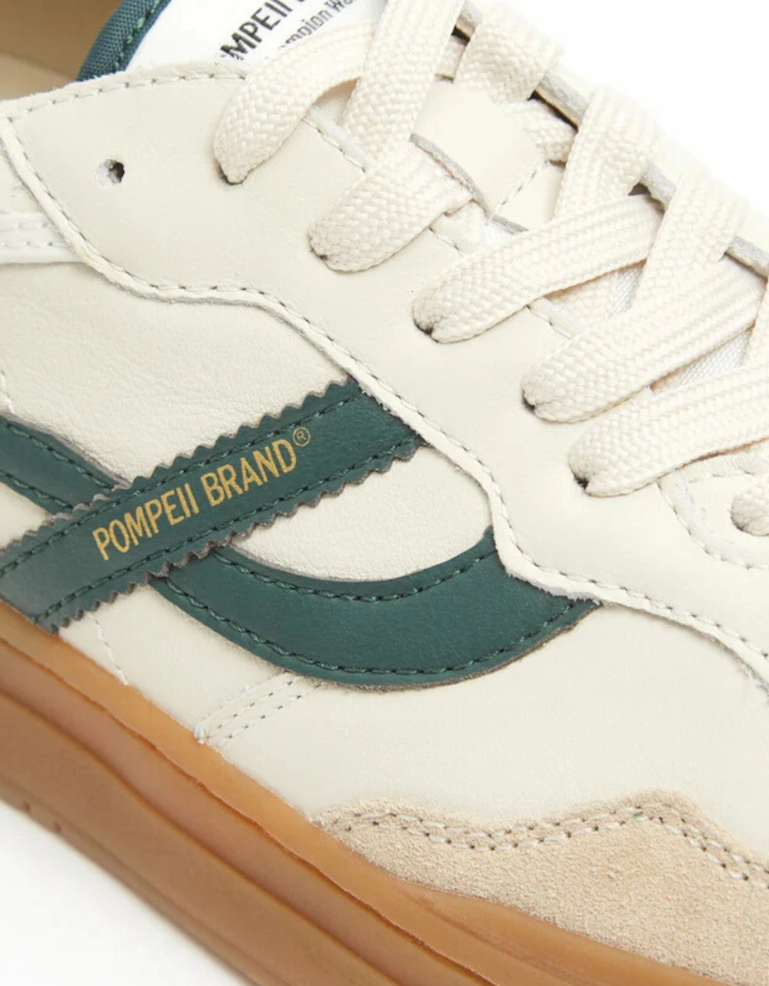 Elan Pippa Leather Ecru Jasper Gum Shoes