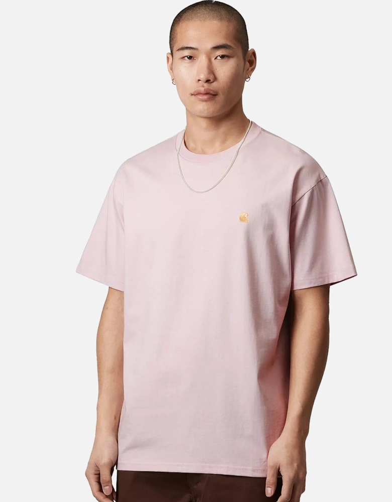 S/S Chase T-Shirt Air Pink/Gold