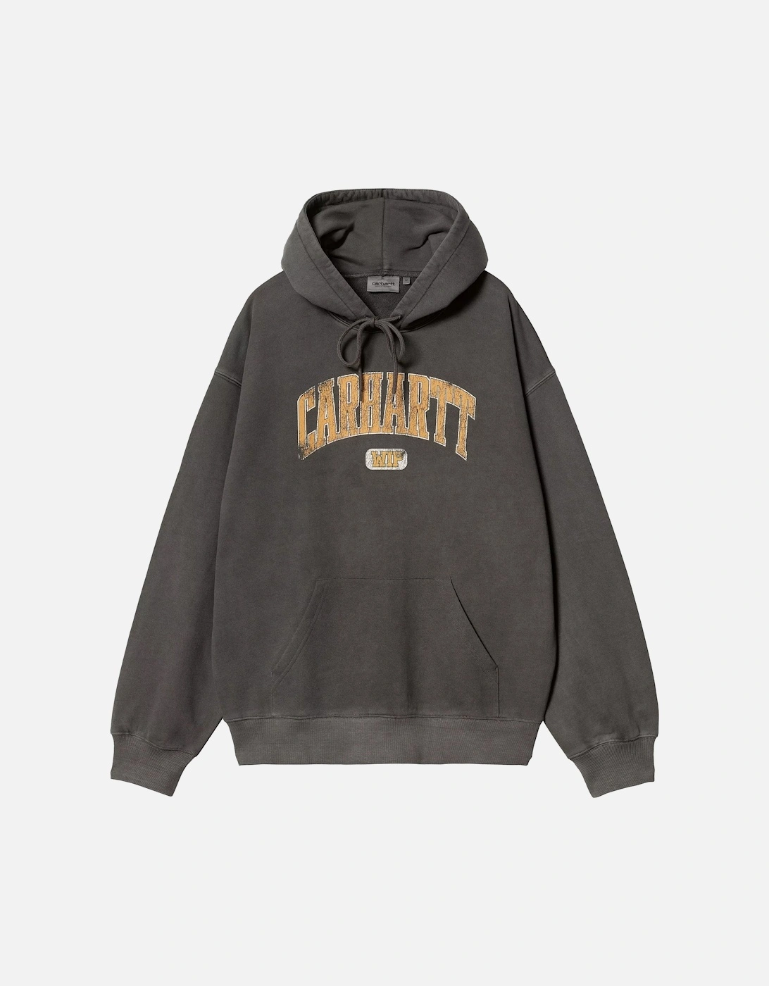 Hooded Library Sweatshirt Black Garment Dyed, 5 of 4