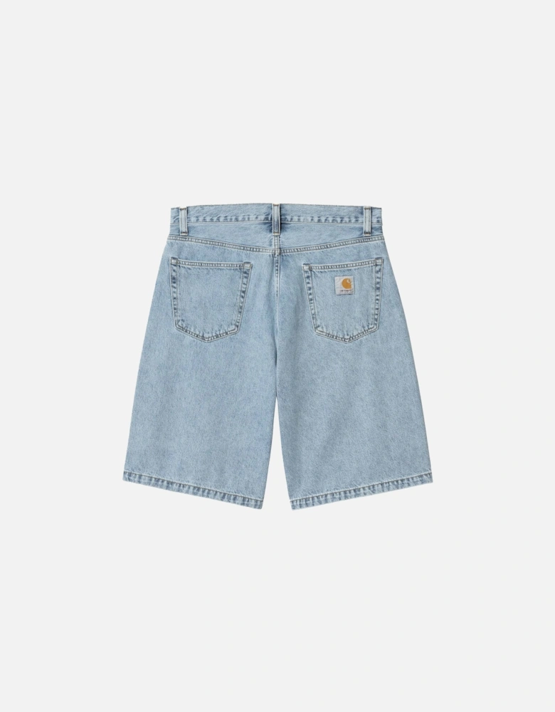 Denim Landon Short Blue Bleached
