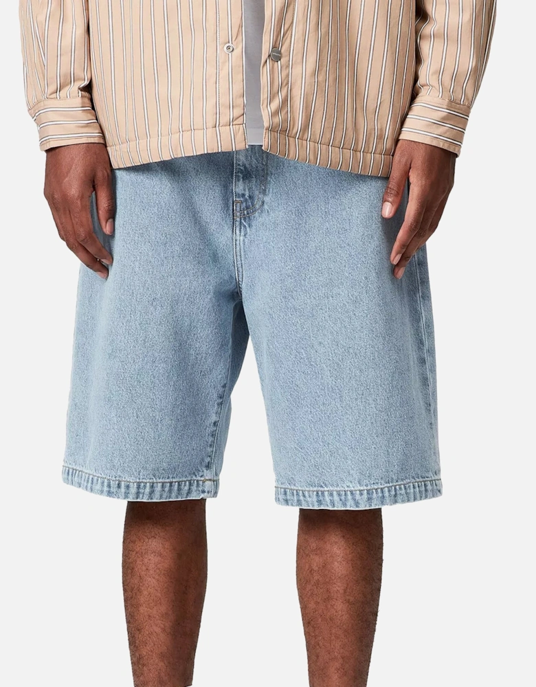 Denim Landon Short Blue Bleached