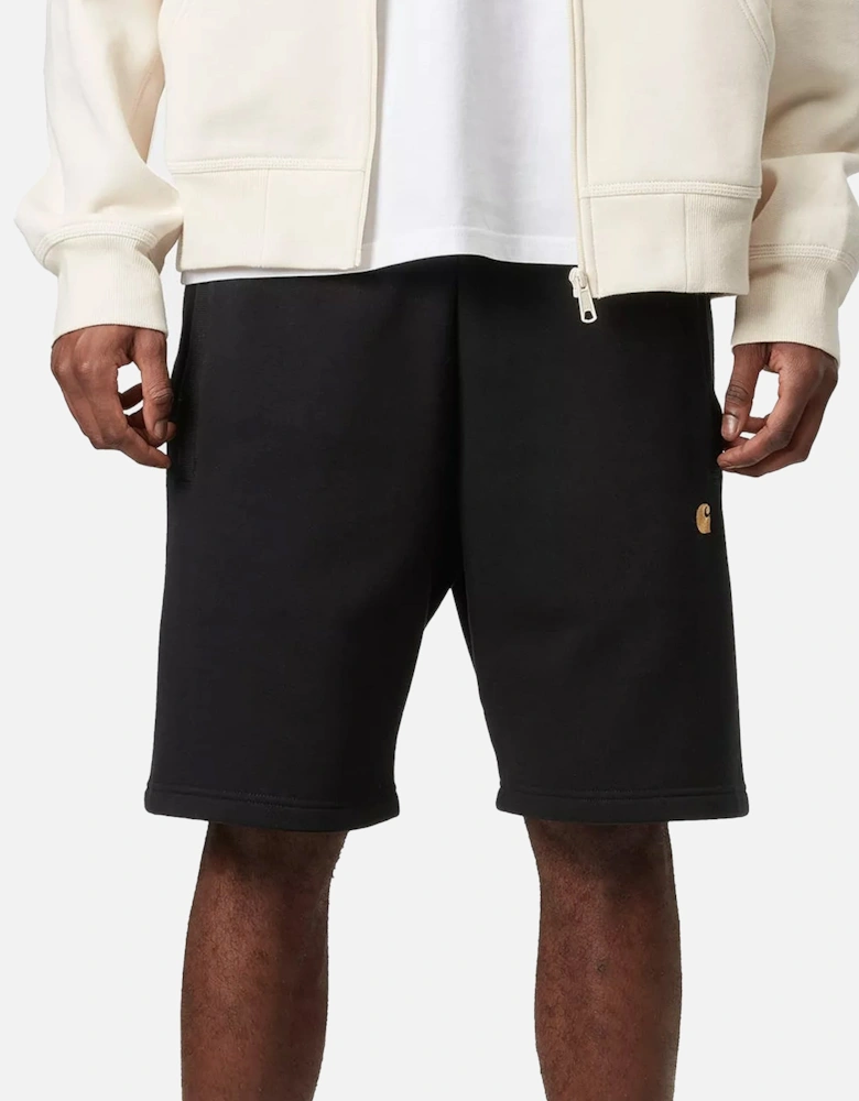 Chase Sweat Shorts Black/Gold