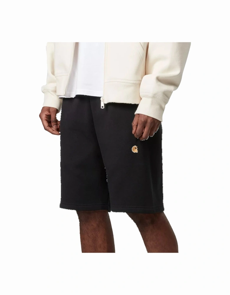 Chase Sweat Shorts Black/Gold