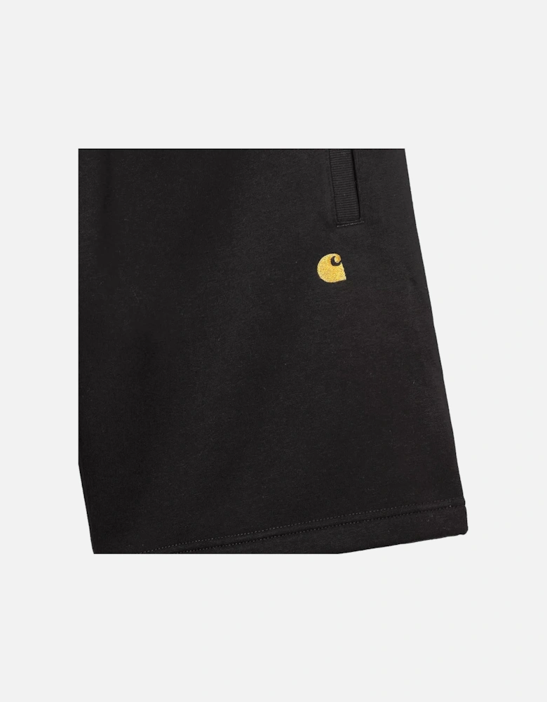 Chase Sweat Shorts Black/Gold