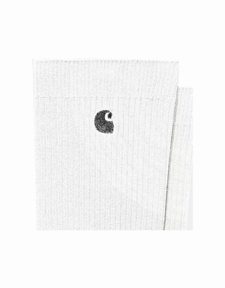 Madison 2 Pack Socks White/Black