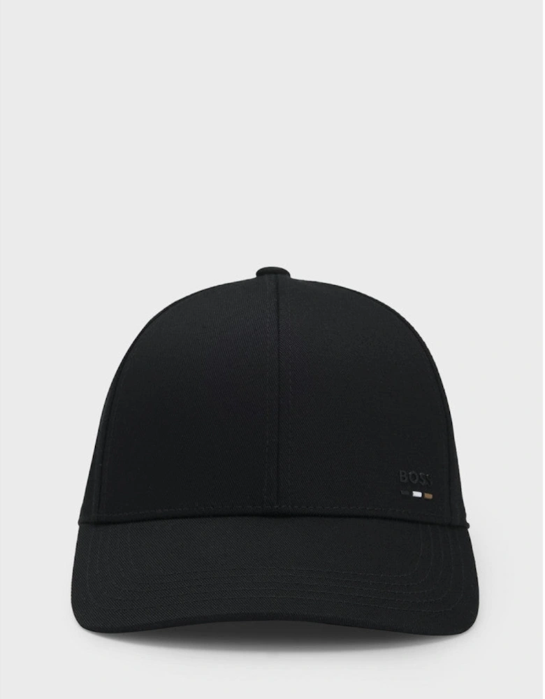 BOSS Black Zed-BOSS-Stripe Cap S2-25 001 Black