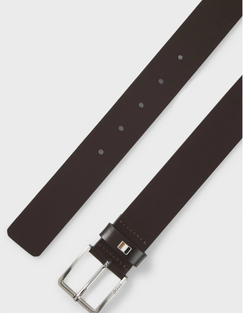 BOSS Black Ther-Flag-E_Sz35 Belt S2-25 205 Dark Brown