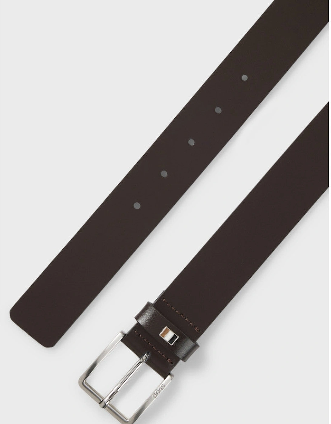 BOSS Black Ther-Flag-E_Sz35 Belt S2-25 205 Dark Brown
