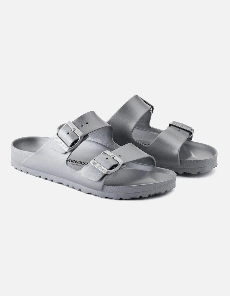EVA Women's Metallic Silver Sandals