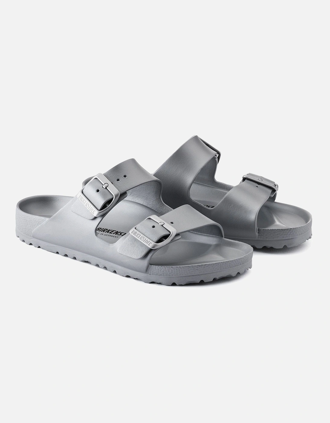 EVA Women's Metallic Silver Sandals, 7 of 6