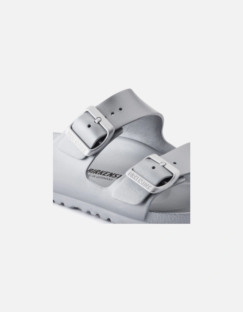 EVA Women's Metallic Silver Sandals