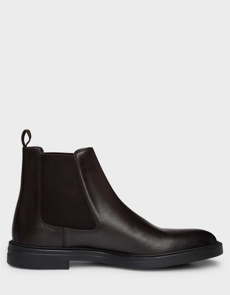 Boss Calev Chelsea Leather Men's Dark Brown Boots