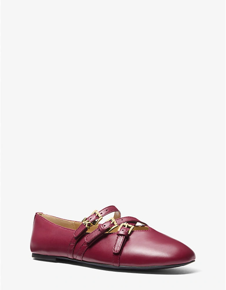 Indy Flex Leather Ballet Flat