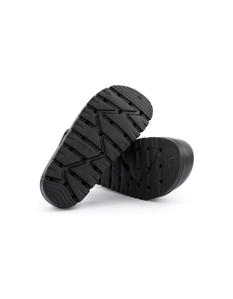 Eva Closed Toe Clog With Buckle - Black