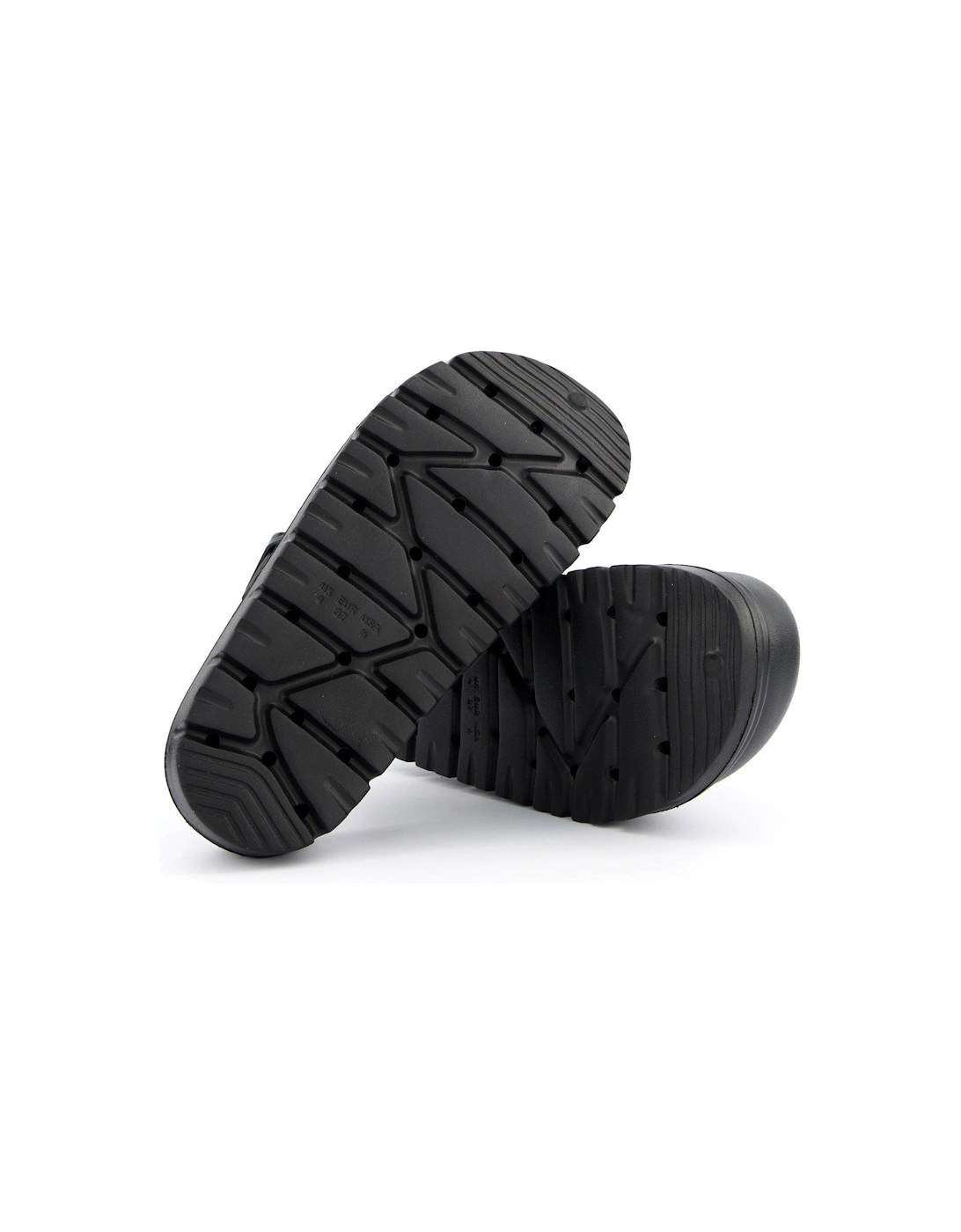 Eva Closed Toe Clog With Buckle - Black