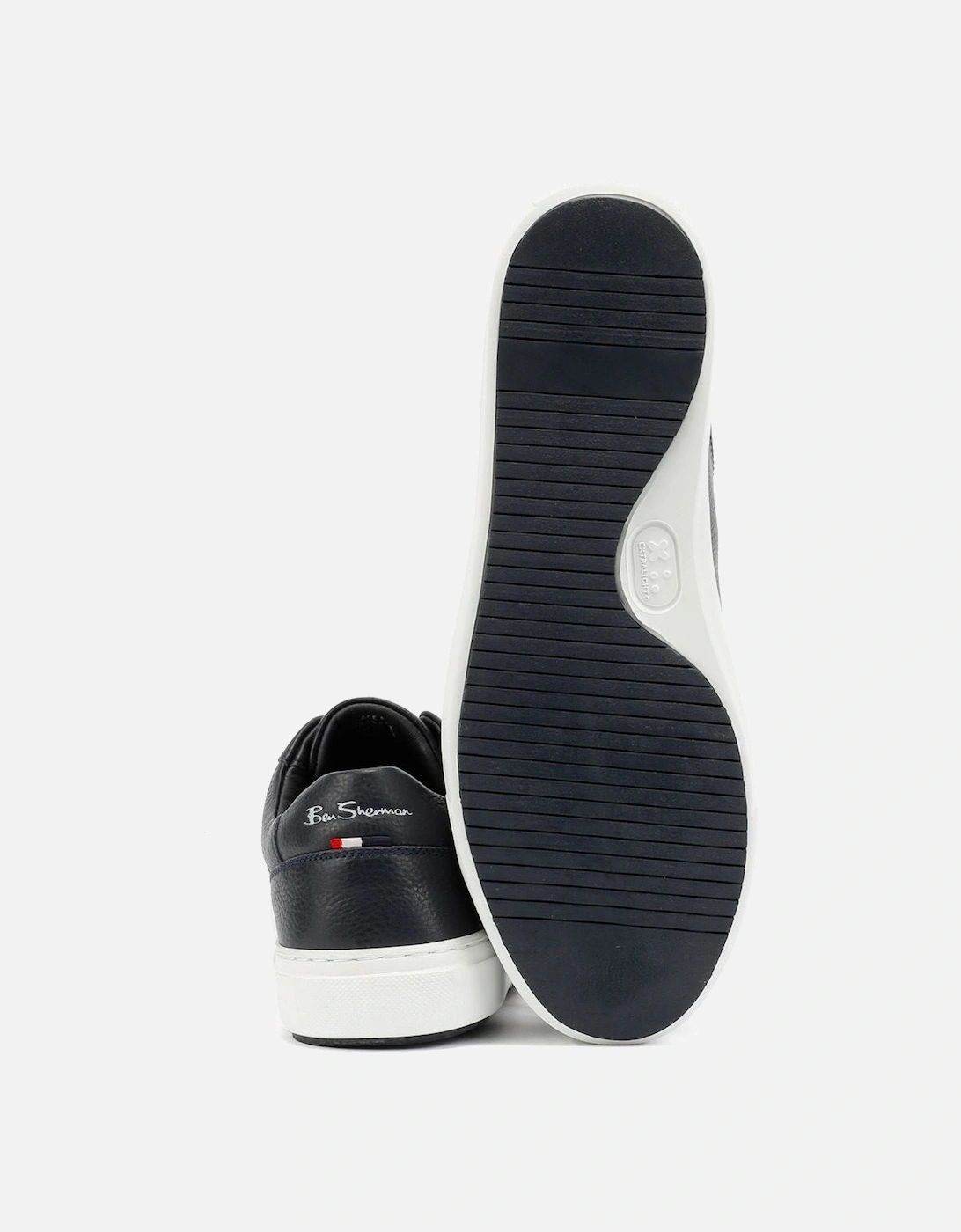 Ace Cupsole Leather Men's Navy Trainers