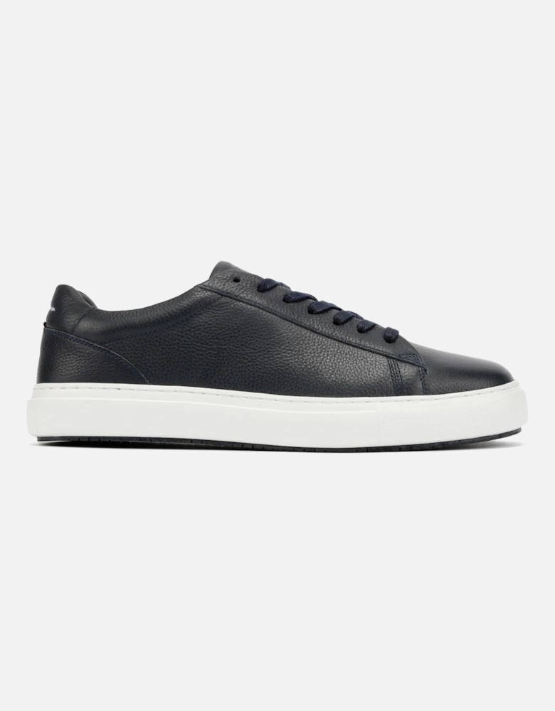 Ace Cupsole Leather Men's Navy Trainers
