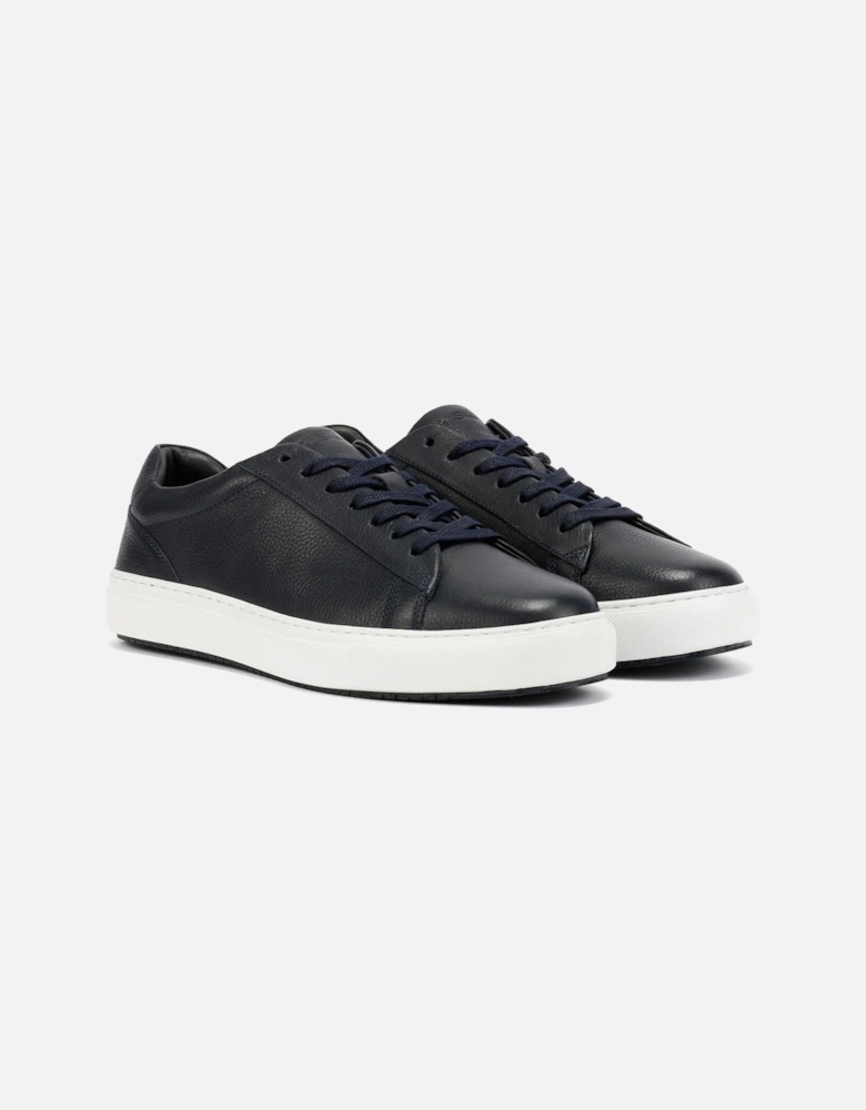 Ace Cupsole Leather Men's Navy Trainers