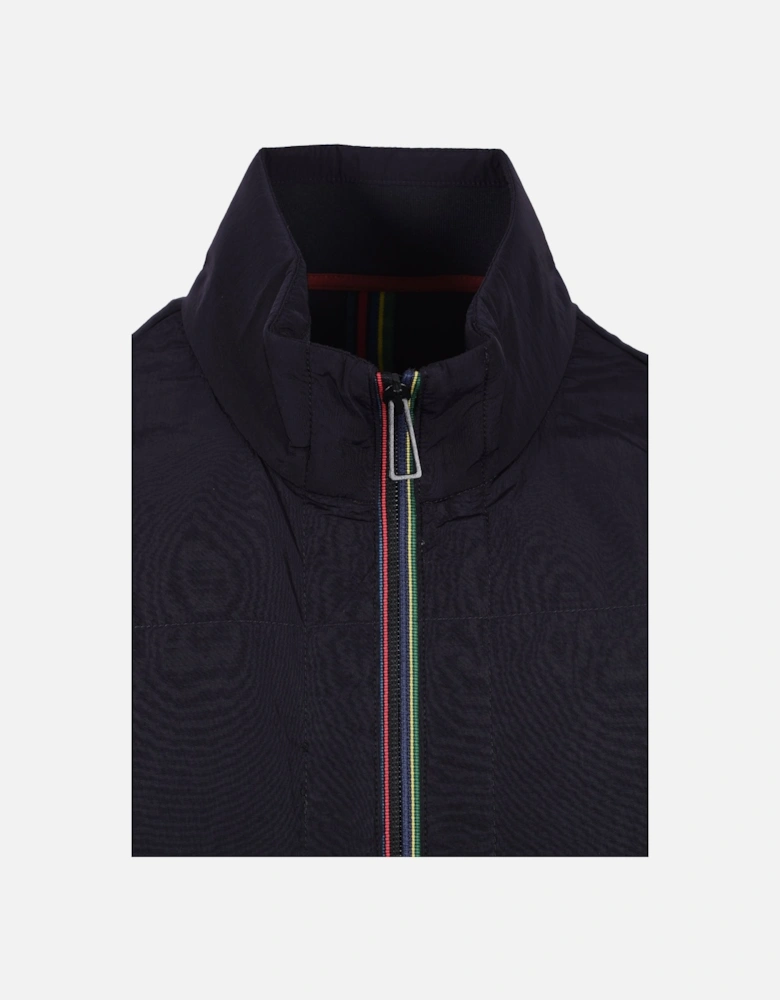 Mixed Media Gilet Dark Navy