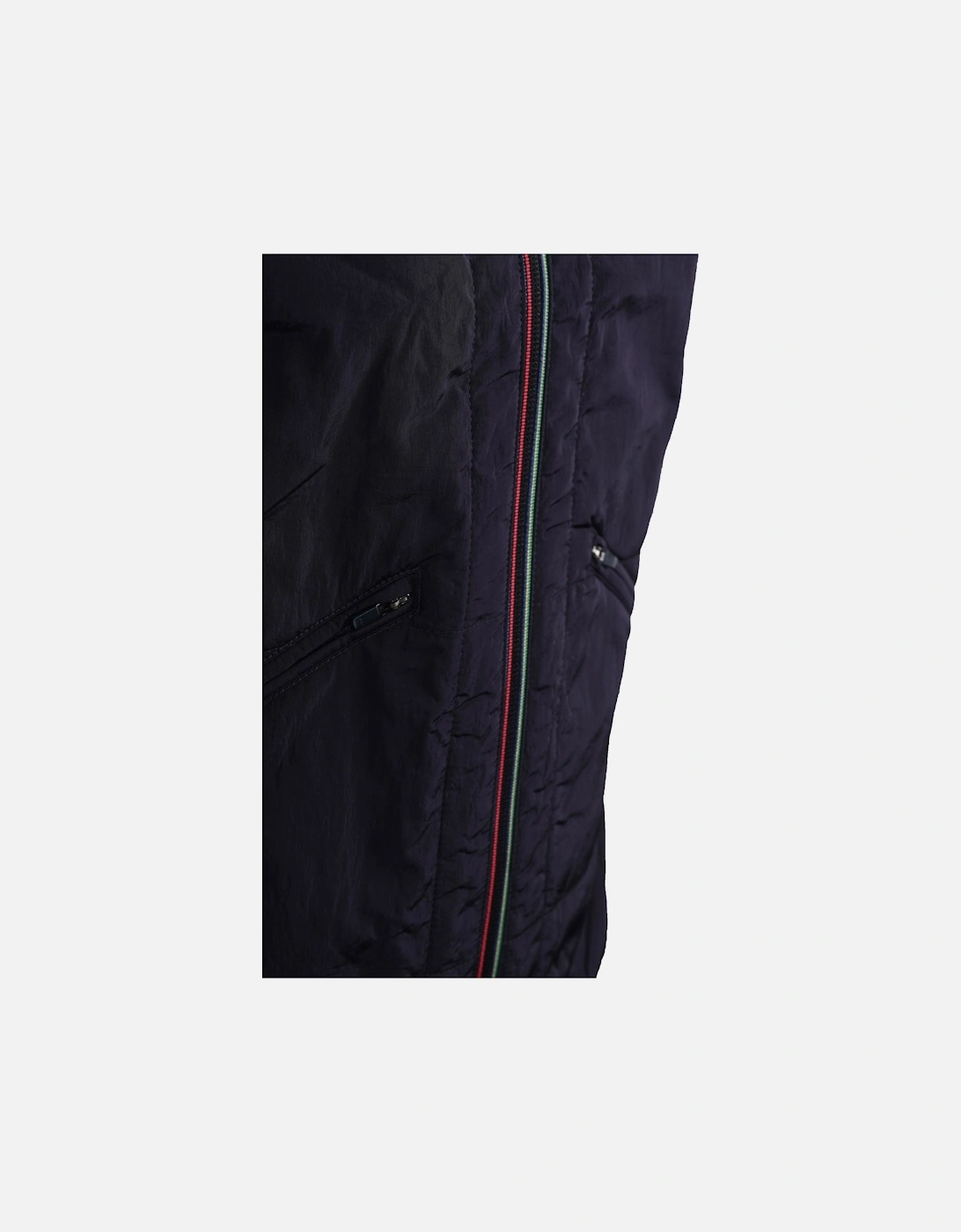 Mixed Media Gilet Dark Navy